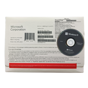 Windows 11 Pro 64Bit Eng intl 1pk DSP OEI DVD Pack With License Key